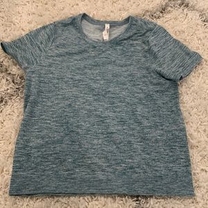 Athleta In Motion Seamless Heather Tee